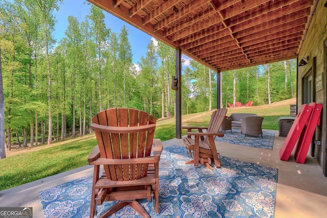 view of patio