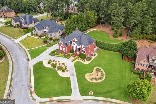 3364 Kylee Dawn Cir, Lawrenceville, GA 30045 - aerial perspective of suburban area