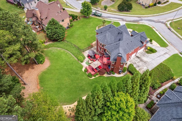 3364 Kylee Dawn Cir, Lawrenceville, GA 30045 - view from above of property
