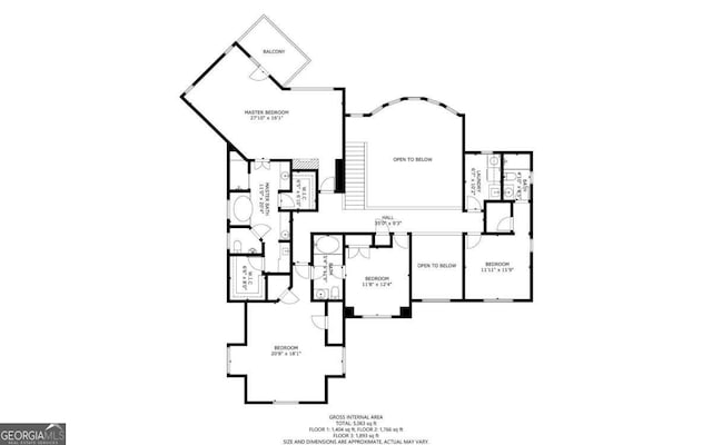 3364 Kylee Dawn Cir, Lawrenceville, GA 30045 - view of room layout