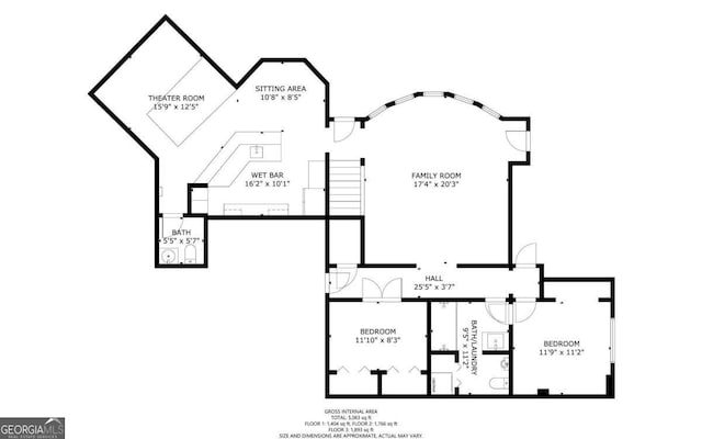 3364 Kylee Dawn Cir, Lawrenceville, GA 30045 - view of property floor plan