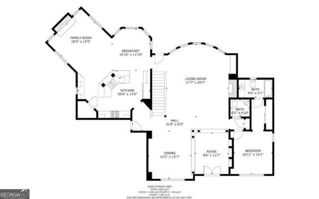 3364 Kylee Dawn Cir, Lawrenceville, GA 30045 - plan