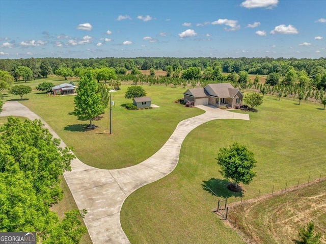 drone / aerial view