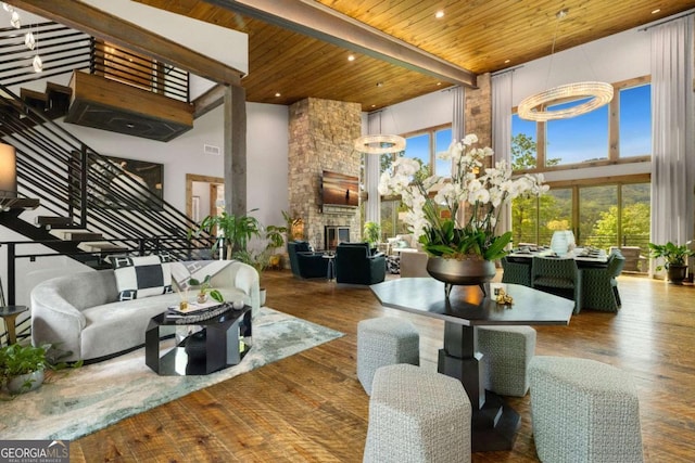51 Birdseye Vw, Blue Ridge, GA 30513 - building lobby featuring stairway and visible vents