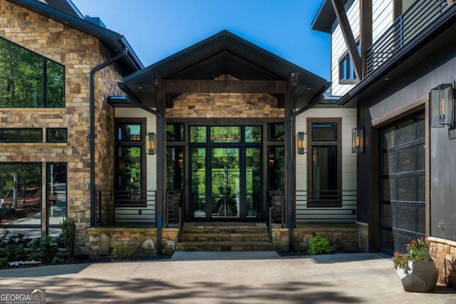 51 Birdseye Vw, Blue Ridge, GA 30513 - entrance to property featuring stone siding
