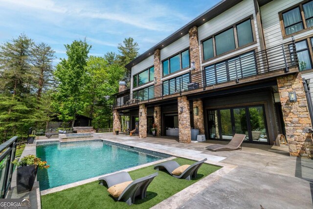 51 Birdseye Vw, Blue Ridge, GA 30513 - outdoor pool featuring a patio