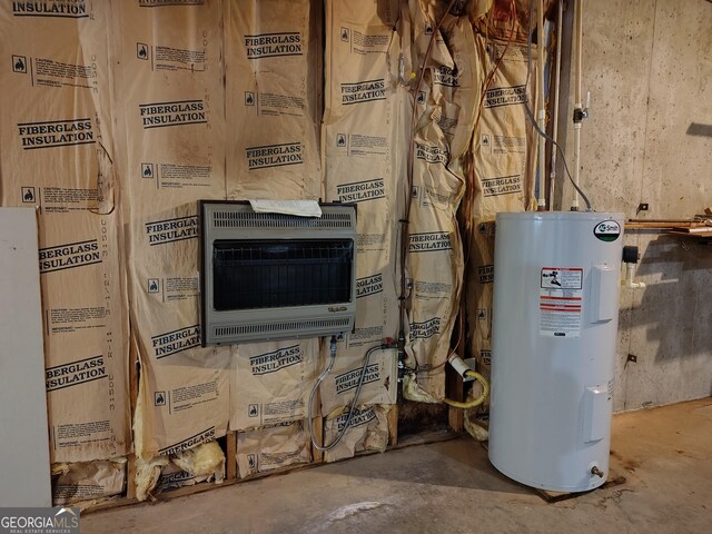 utilities featuring water heater