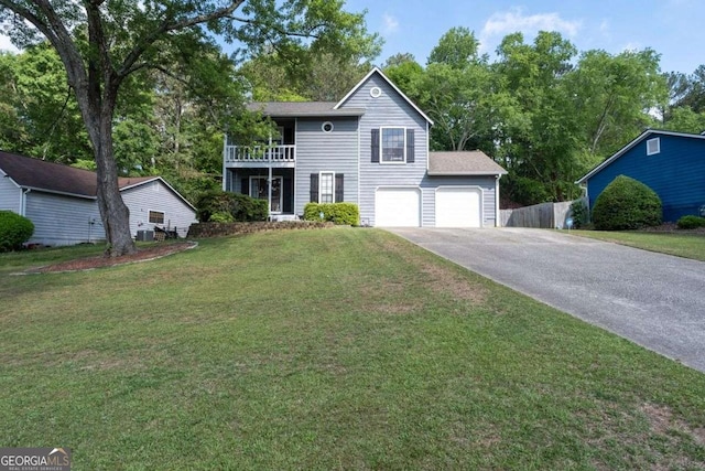 4971 Sharp Way, Duluth, GA 30096 - view of front of house with driveway and a balcony