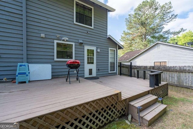 4971 Sharp Way, Duluth, GA 30096 - wooden terrace with fence