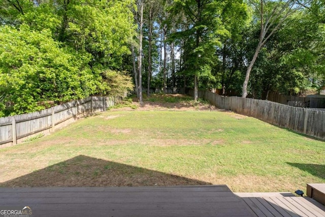 4971 Sharp Way, Duluth, GA 30096 - view of yard with a deck