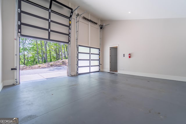 377 Charmont Dr, Tiger, GA 30576 - garage with baseboards