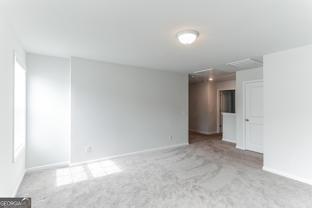 62 Blackberry Cir, Guyton, GA 31312 - carpeted empty room featuring attic access and baseboards