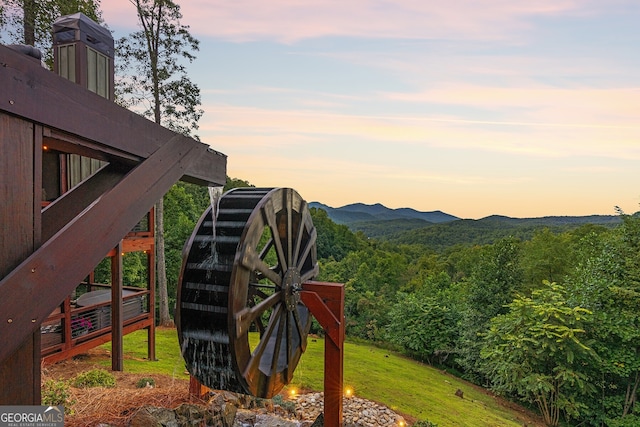 264 Pontoosuc Dr, Mineral Bluff, GA 30559 - exterior space featuring a mountain view