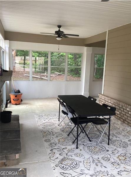 100 Ruby Ln, Mcdonough, GA 30252 - sunroom / solarium with ceiling fan
