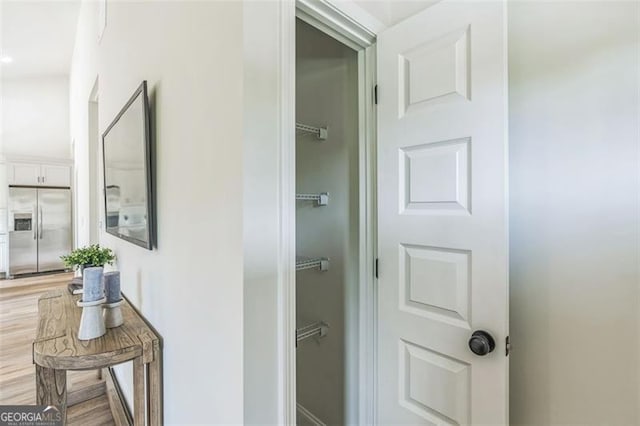 2621 Oldknow Dr NW, Atlanta, GA 30318 - hallway with light wood-style flooring
