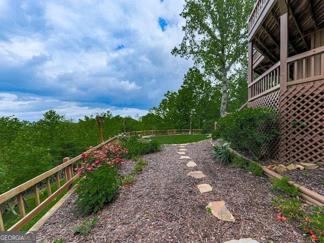550 My Mountain Rd, Morganton, GA 30560 - view of yard