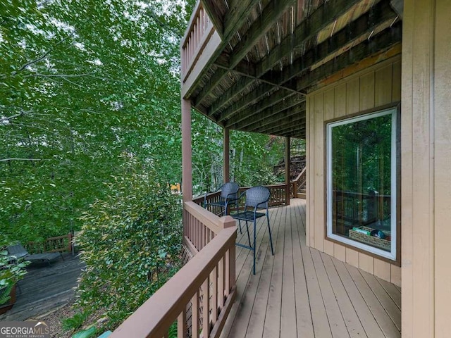 550 My Mountain Rd, Morganton, GA 30560 - view of deck