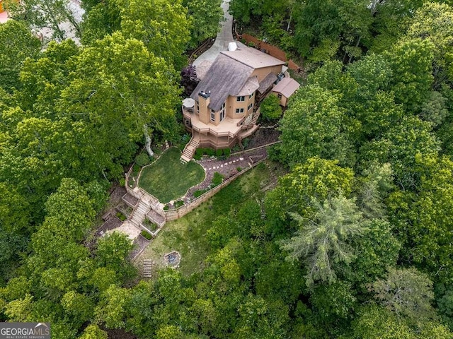 550 My Mountain Rd, Morganton, GA 30560 - aerial view of property and surrounding area