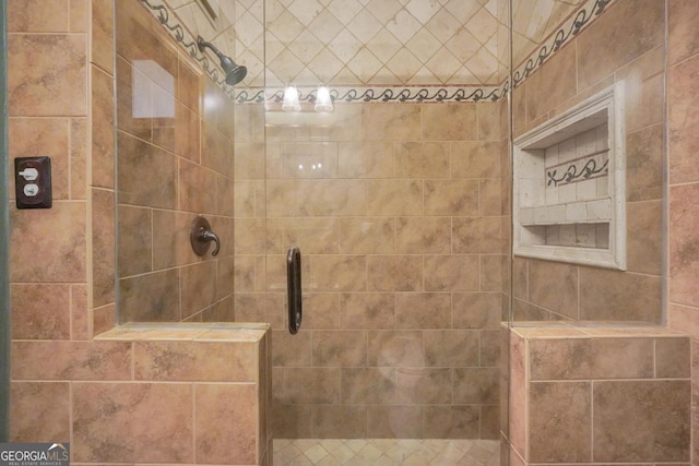 341 Fox Rd, Griffin, GA 30224 - bathroom featuring tiled shower