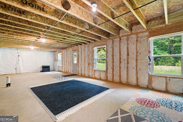 63 Brookstone Park E, Acworth, GA 30101 - basement with a wood stove