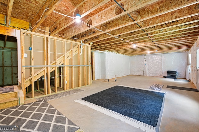 63 Brookstone Park E, Acworth, GA 30101 - view of unfinished basement