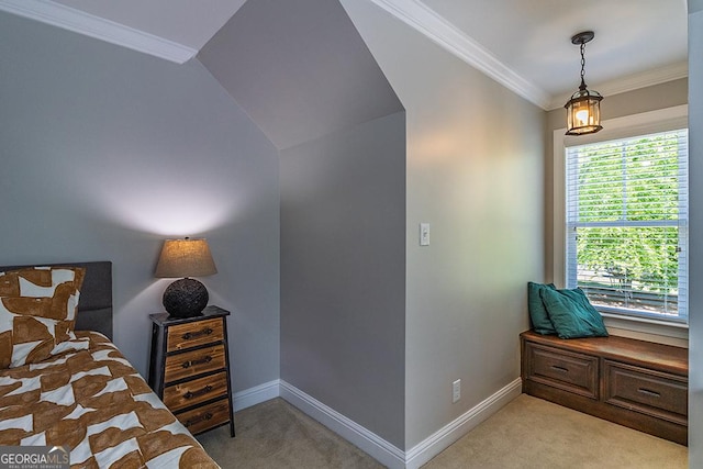 1122 Irongate, Macon, GA 31220 - bedroom with light colored carpet, crown molding, and baseboards