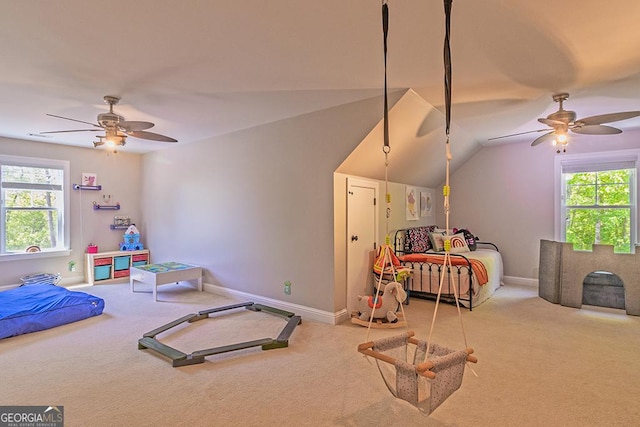 1122 Irongate, Macon, GA 31220 - bedroom featuring carpet, baseboards, and multiple windows