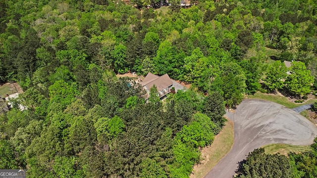 1122 Irongate, Macon, GA 31220 - aerial view featuring a view of trees