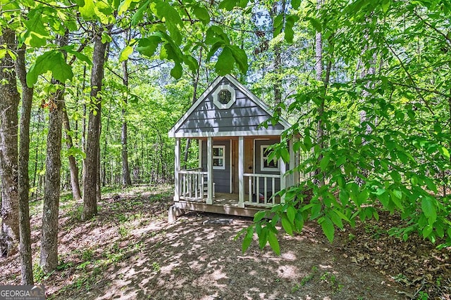 1122 Irongate, Macon, GA 31220 - view of outbuilding with covered porch