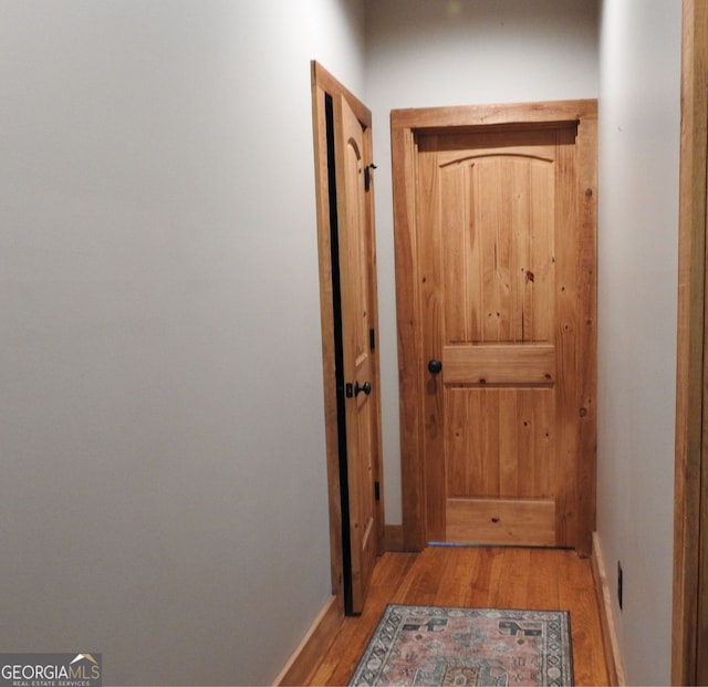 366 Shepherds Way, Morganton, GA 30560 - doorway with light wood finished floors and baseboards