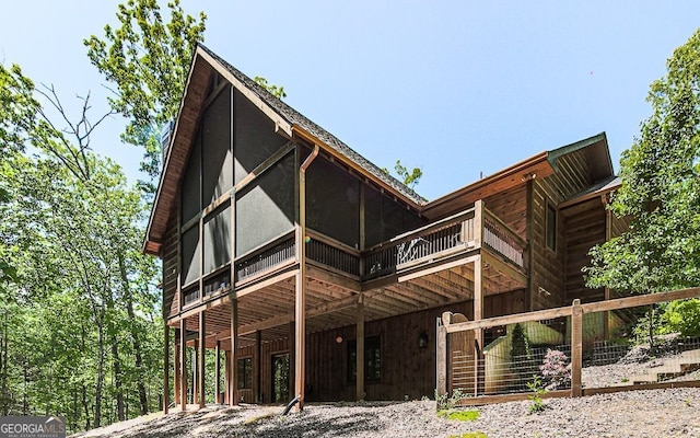 366 Shepherds Way, Morganton, GA 30560 - back of house featuring fence