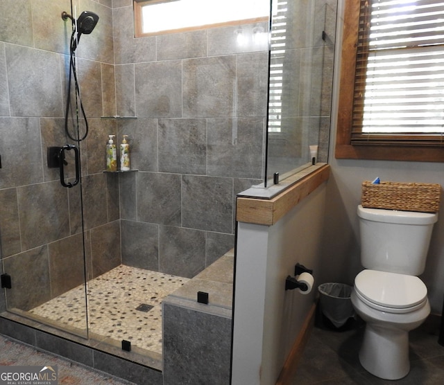 366 Shepherds Way, Morganton, GA 30560 - bathroom with tiled shower and toilet