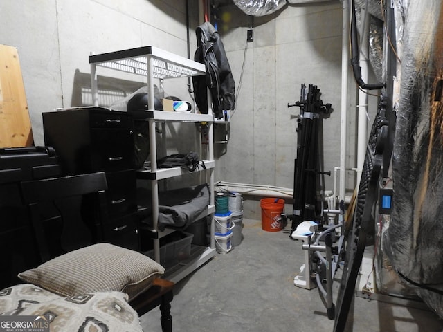 view of storage