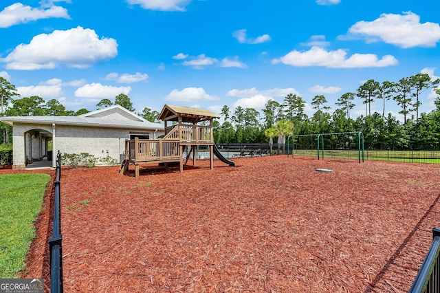 106 Jake Colton Dr, Kingsland, GA 31548 - view of playground featuring fence