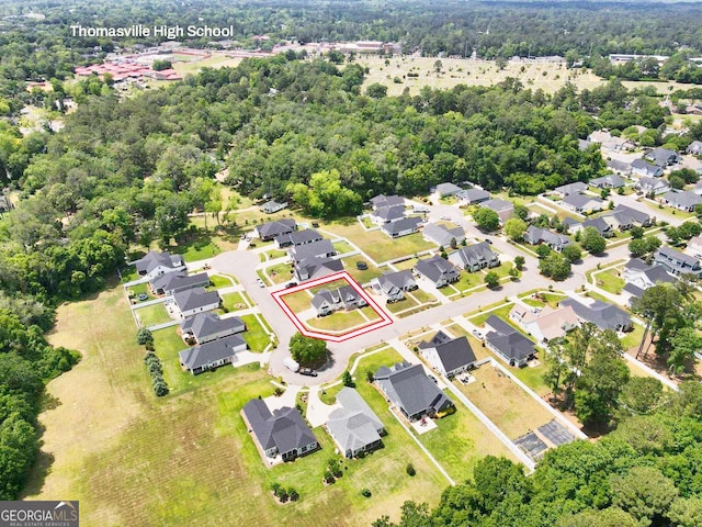 216 Morningside Dr, Thomasville, GA 31792 - bird's eye view with a residential view