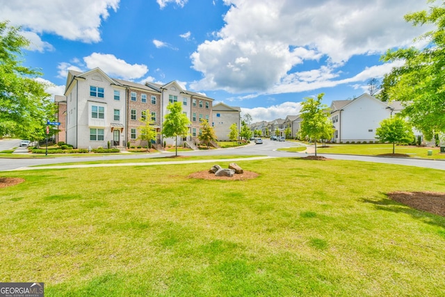 3313 Bartee Walk, Suwanee, GA 30024 - view of property's community featuring a yard and a residential view