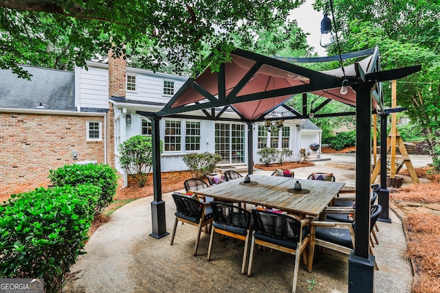 2244 Deer Ridge Dr, Tucker, GA 30087 - view of patio / terrace featuring outdoor dining space