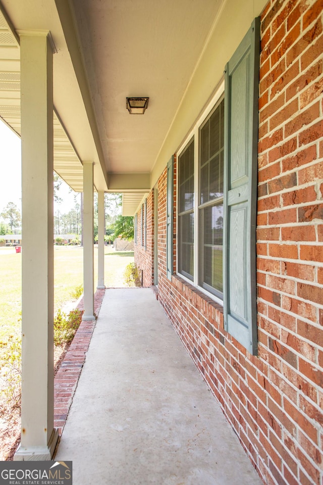 1114 Laurel St, Blackshear, GA 31516 - view of patio / terrace with covered porch