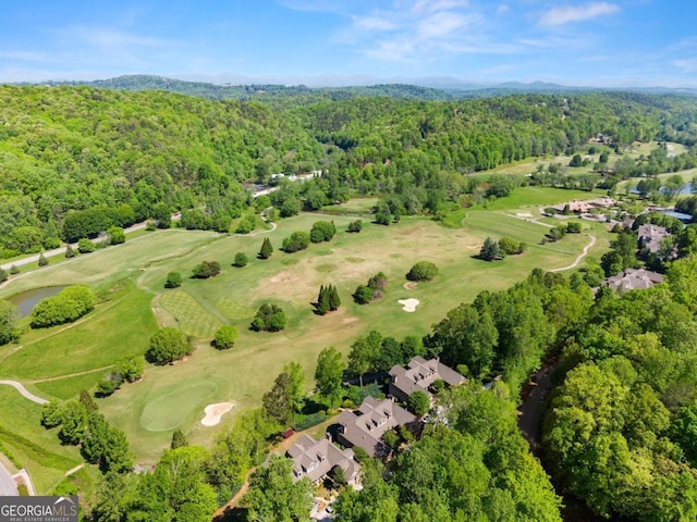 533 Birch River Dr Unit 17, Dahlonega, GA 30533 - aerial view of a heavily wooded area and a local golf course