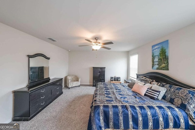 5958 Green Ash Ct, Braselton, GA 30517 - bedroom with carpet flooring and a ceiling fan