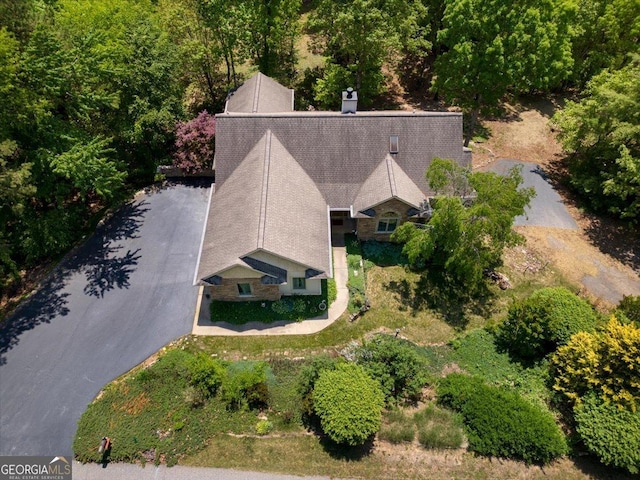 drone / aerial view