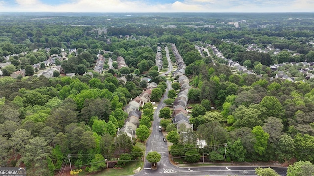 715 Alstonefield Dr, Alpharetta, GA 30004 - aerial view of a forest