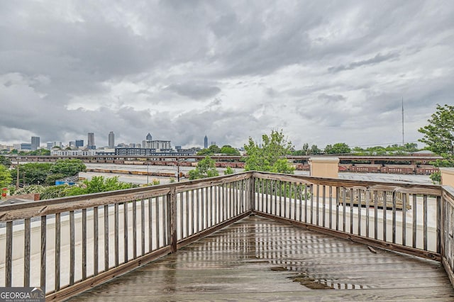 791 Wylie St SE Unit 410, Atlanta, GA 30316 - deck featuring a view of skyline
