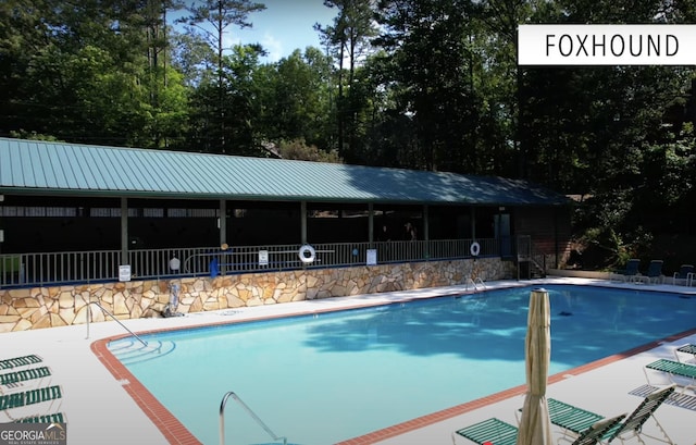 view of community pool