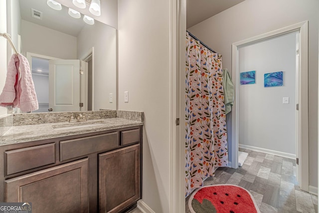 116 Blue Billed Xing, Jefferson, GA 30549 - full bathroom featuring vanity and a shower with shower curtain