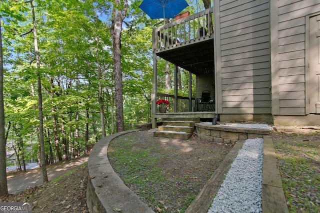 200 Villa Rd Unit 128, Jasper, GA 30143 - view of yard featuring a deck