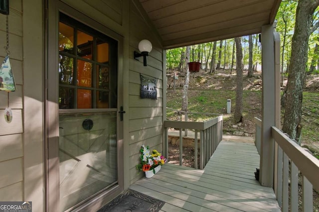 200 Villa Rd Unit 128, Jasper, GA 30143 - view of wooden deck