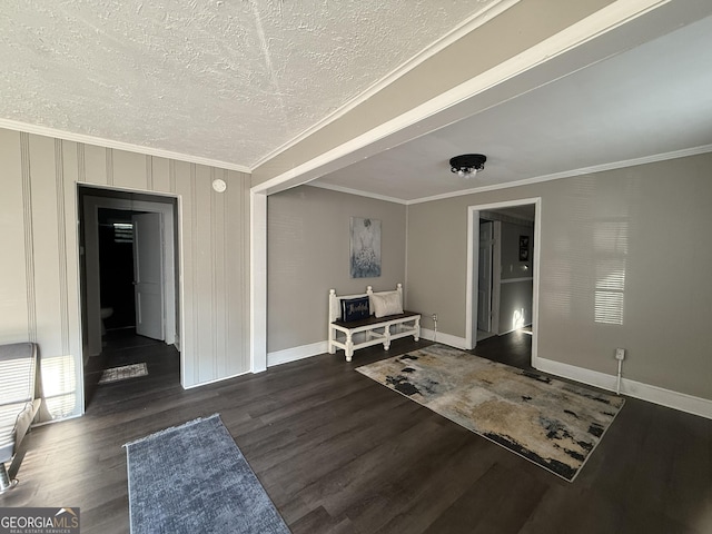 1057 Clay Ave, Macon, GA 31211 - interior space with ornamental molding, baseboards, and wood finished floors