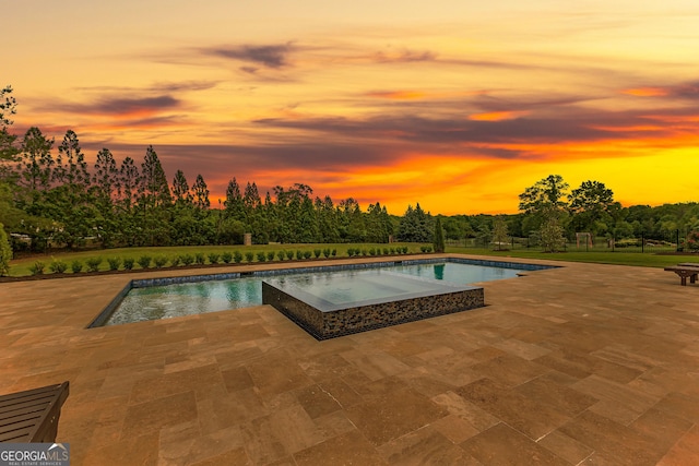 770 Tralee Dr, Fayetteville, GA 30215 - outdoor pool with a patio and an in ground hot tub