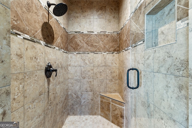 770 Tralee Dr, Fayetteville, GA 30215 - bathroom featuring a shower stall